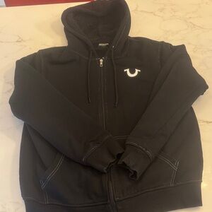 True Religion Black Hoodie with Graphic
